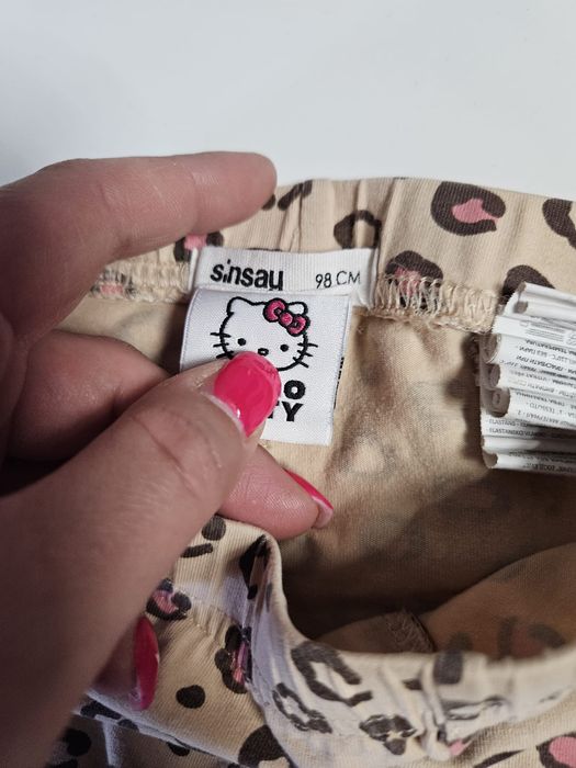 Leginsy dziewczęce Hello Kitty Sinsay panterka rozm 98
