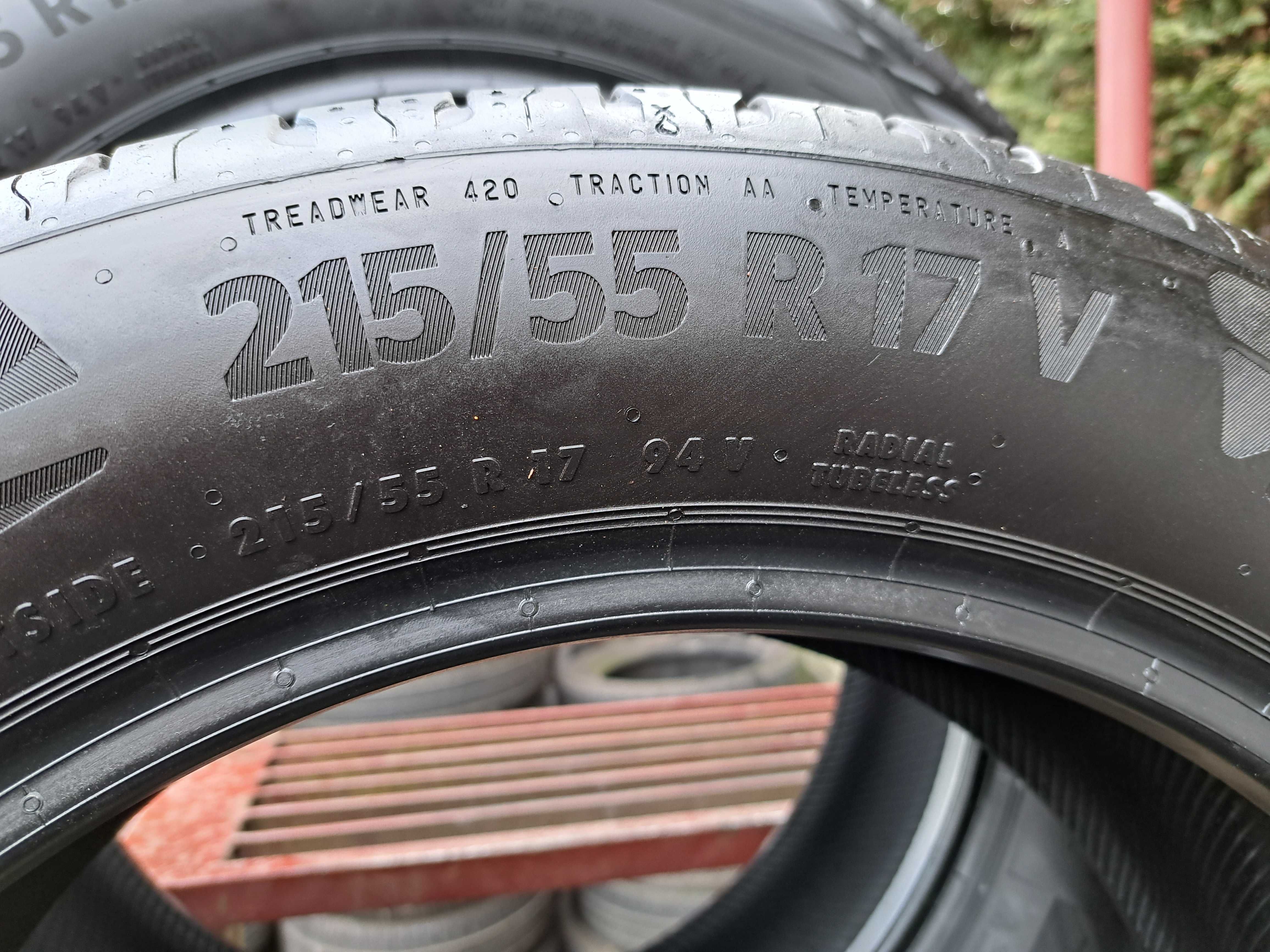 4 Opony NOWE letnie 215/55 R17 Continental ECO Contact 6 Montaż Gratis