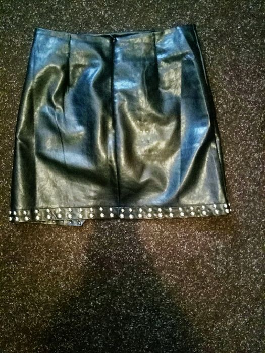 Юбка кожзам новая