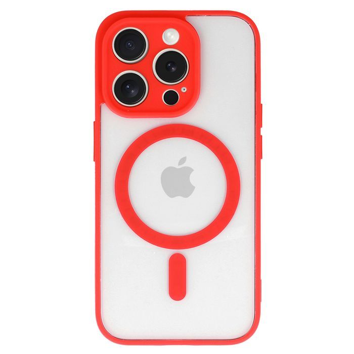 Acrylic Color Magsafe Case Do Iphone 13 Pro Czerwony