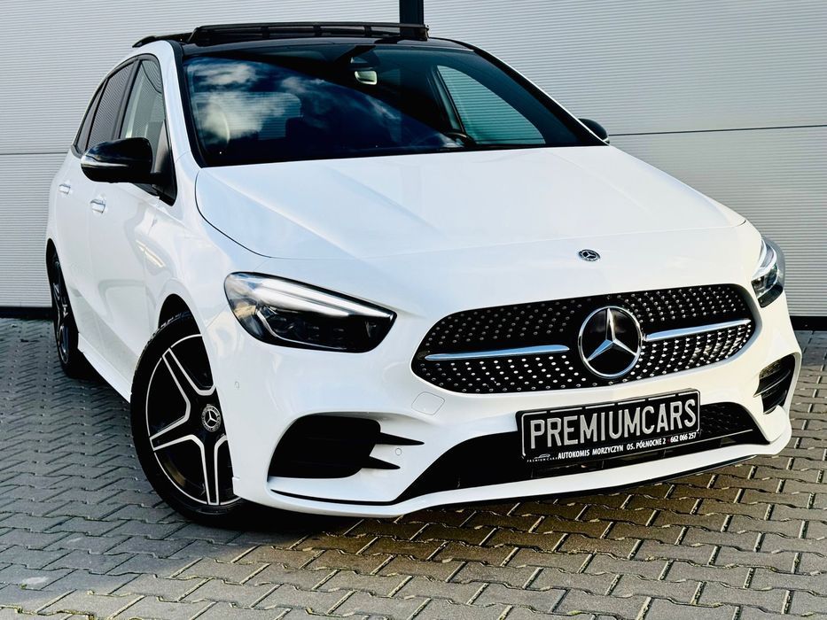 Mercedes-Benz Klasa B 49Tys/Km AMG MultiBeam Panorama Kamery360 VirtualCockpit Asystenci ASO