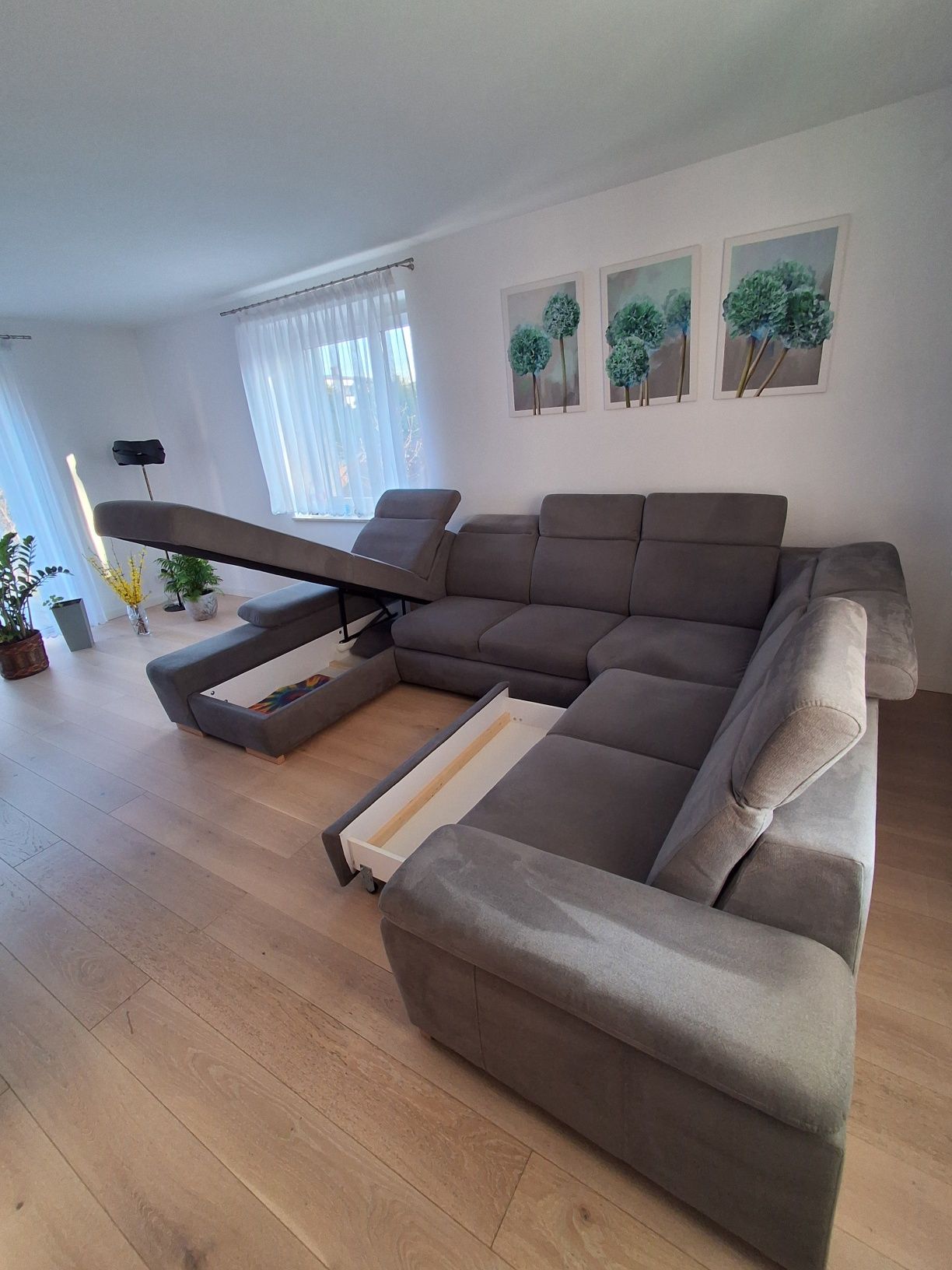 Sofa rogowa rozkładana (odbiór we własnym zakresie)