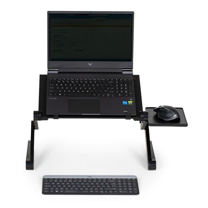 Podstawka Stolik Stojak Pod Laptop Aluminiowy Składany Z Regulacją 2
