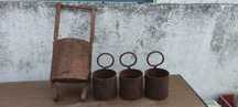 Lote de 4 antigos alcatruzes