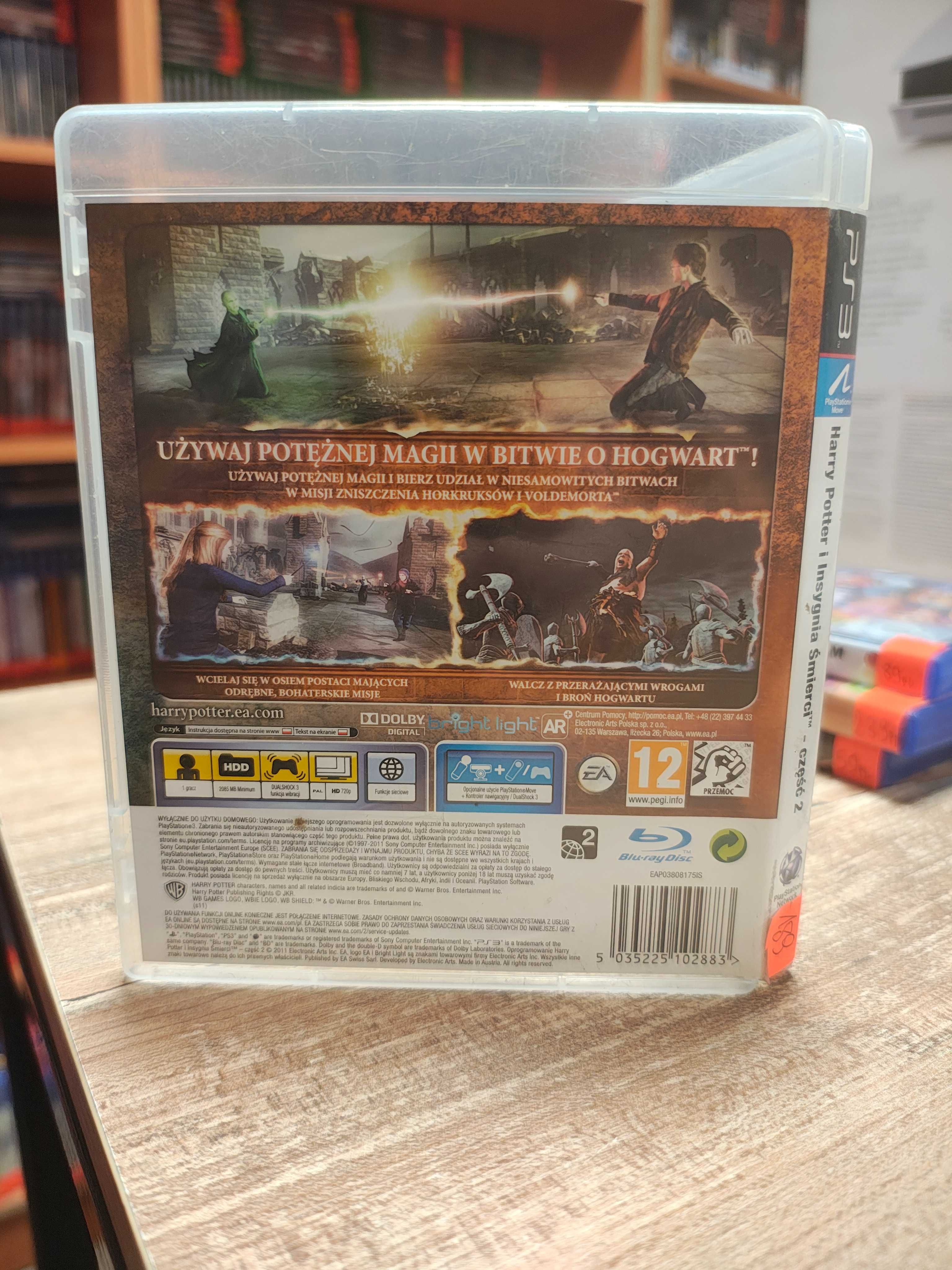 Harry Potter i Insygnia Śmierci – część 1 PS3 PL Unikat SklepRetroWWA