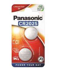 Батарейка Panasonic CR2025 Lithium Літієва 3V 2 шт