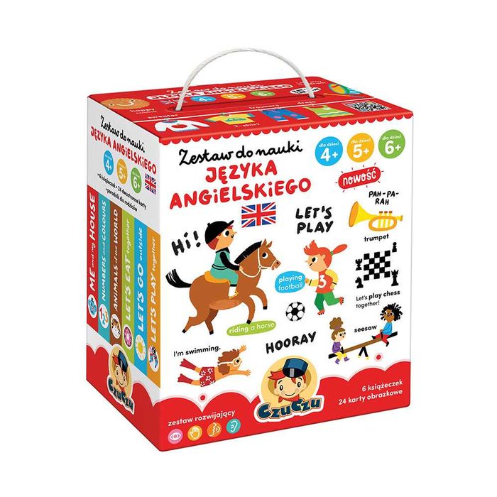 CZUCZU ZESTAW DO NAUKI języka angielskiego 4+5+6+