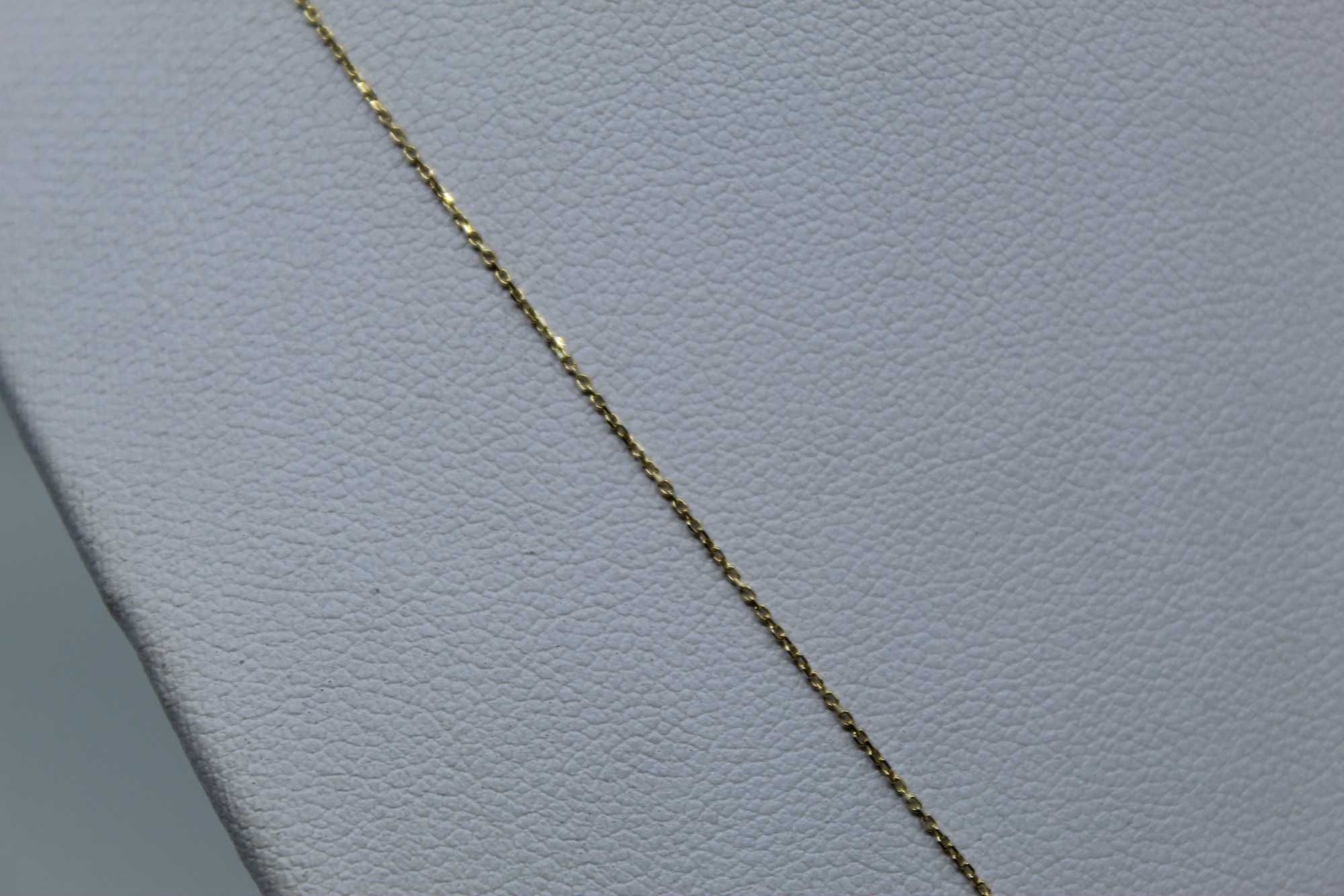 Złoty łańcuszek damski 585 1,06g 43cm Celebrytka Nowe Okazja