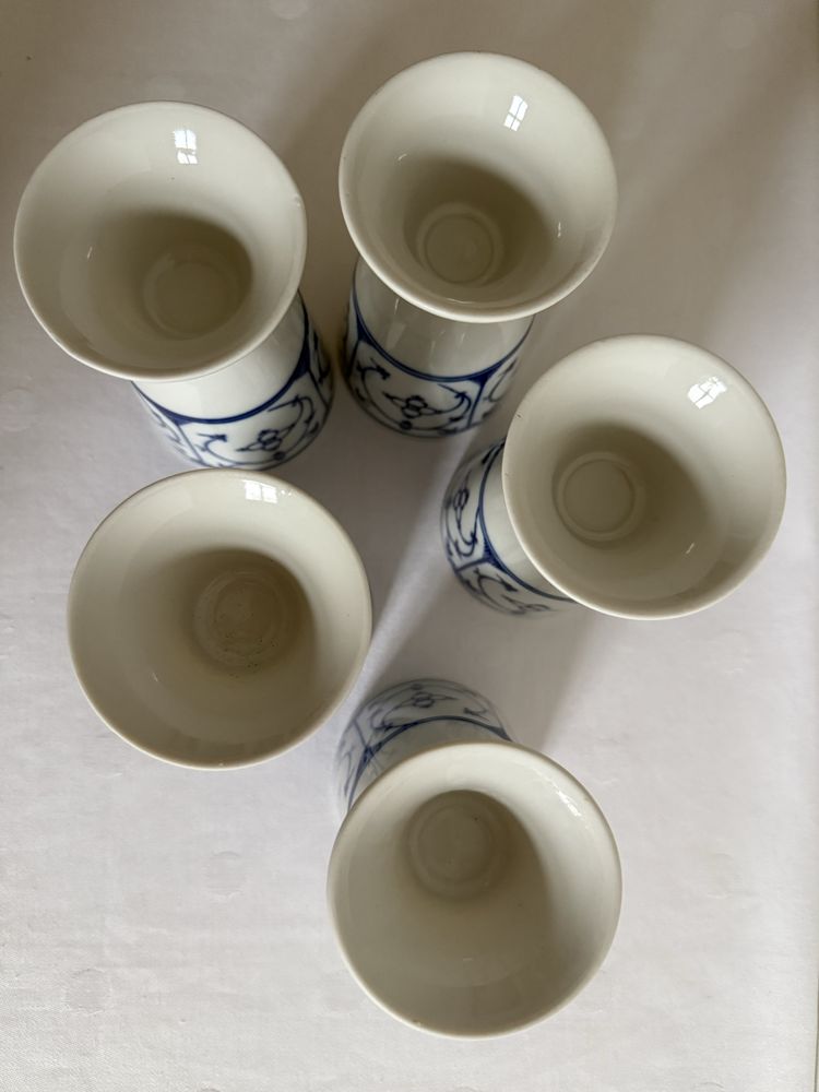 Wzór słomkowy kubki porcelanowe