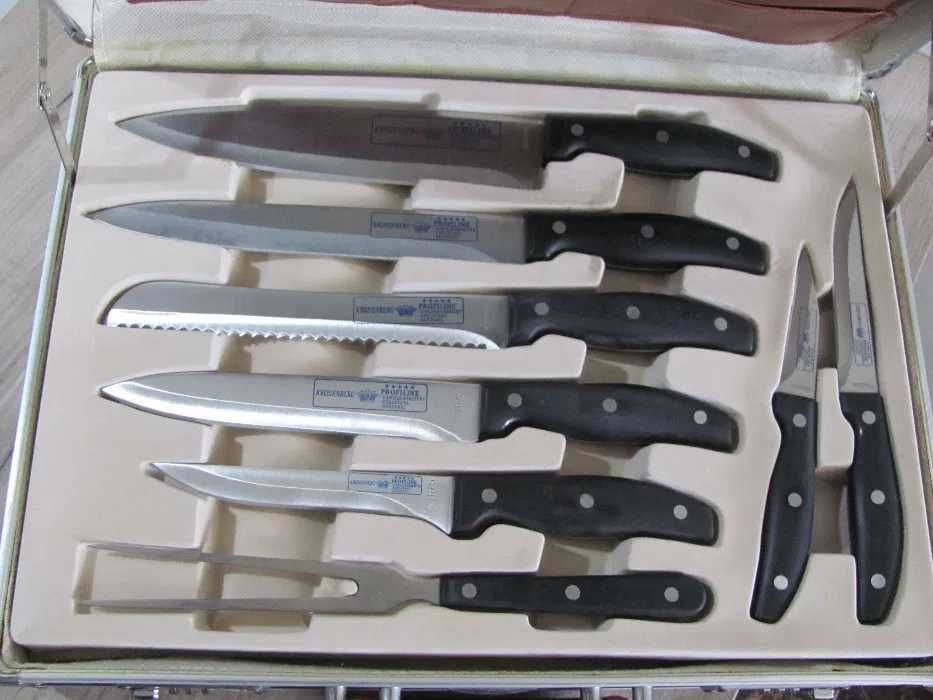 NOWY Zestaw noży ręcznych Kronenberg S.G walizka Stal nierdzewna 24szt
