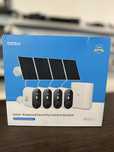 Aosu C7P-4H 3MP (4-Pack) Solar-Powered Dual Band Wi-Fi Cameras