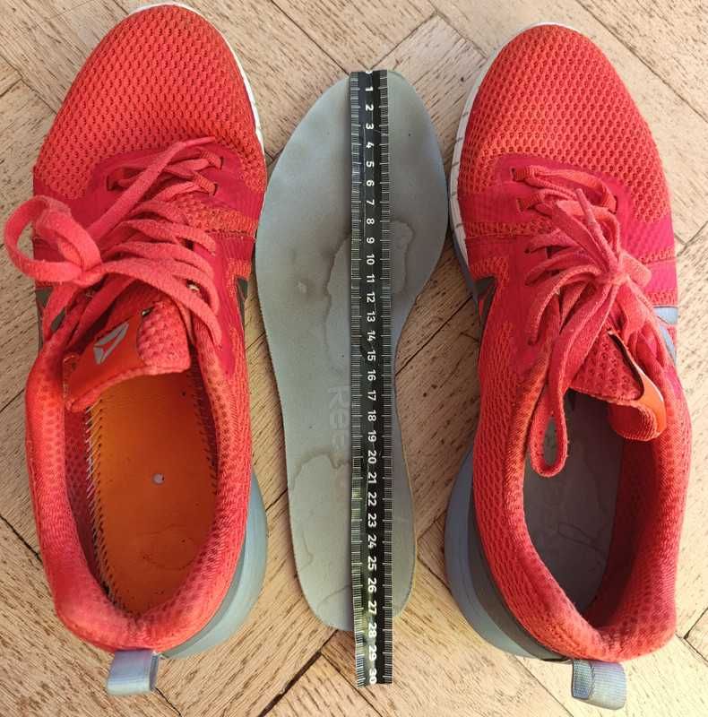 Reebok buty męskie letnie kolor pomarańczowy rozm43 10 uk 9 28 cm