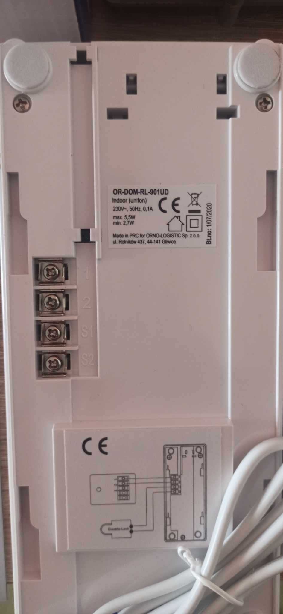 Domofon ORNO OR-DOM-RL-901UD FOSSA moduł wewnętrzny NOWY!