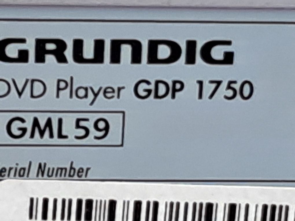 DVD odtwarzacz Grundig GDP 1750