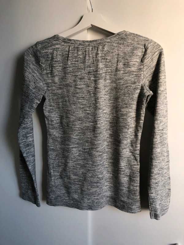 Longsleeve damski bluzka z długim rękawem H&M M