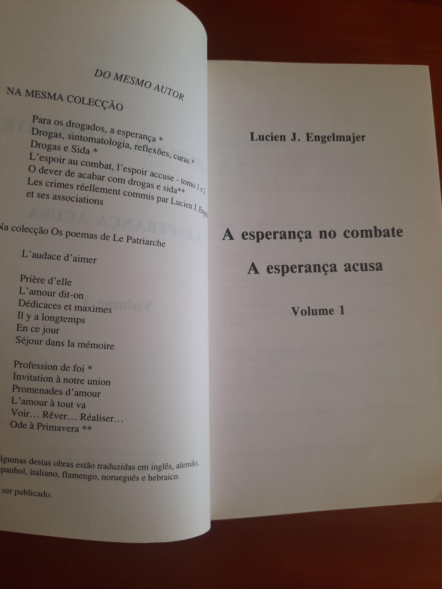 Esperança em combate (tomo 1 esperança acusa)Lucien J. Engelmajer