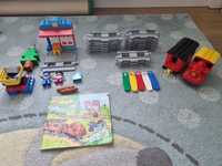 Zestaw Lego Duplo Pociąg 10874 + Lego 10882 Tory