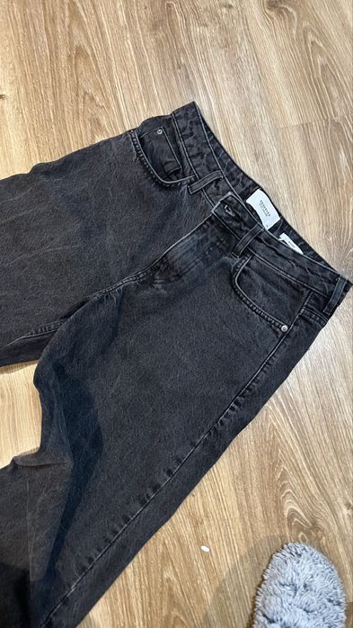 Czarne  spodnie barrel loos jeans M męskie 29 reserved