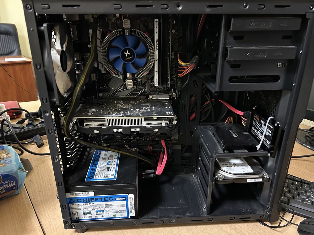 Компьютер,компʼютер,системний блок i5-8400,24 Gb,GTC 1050Ti