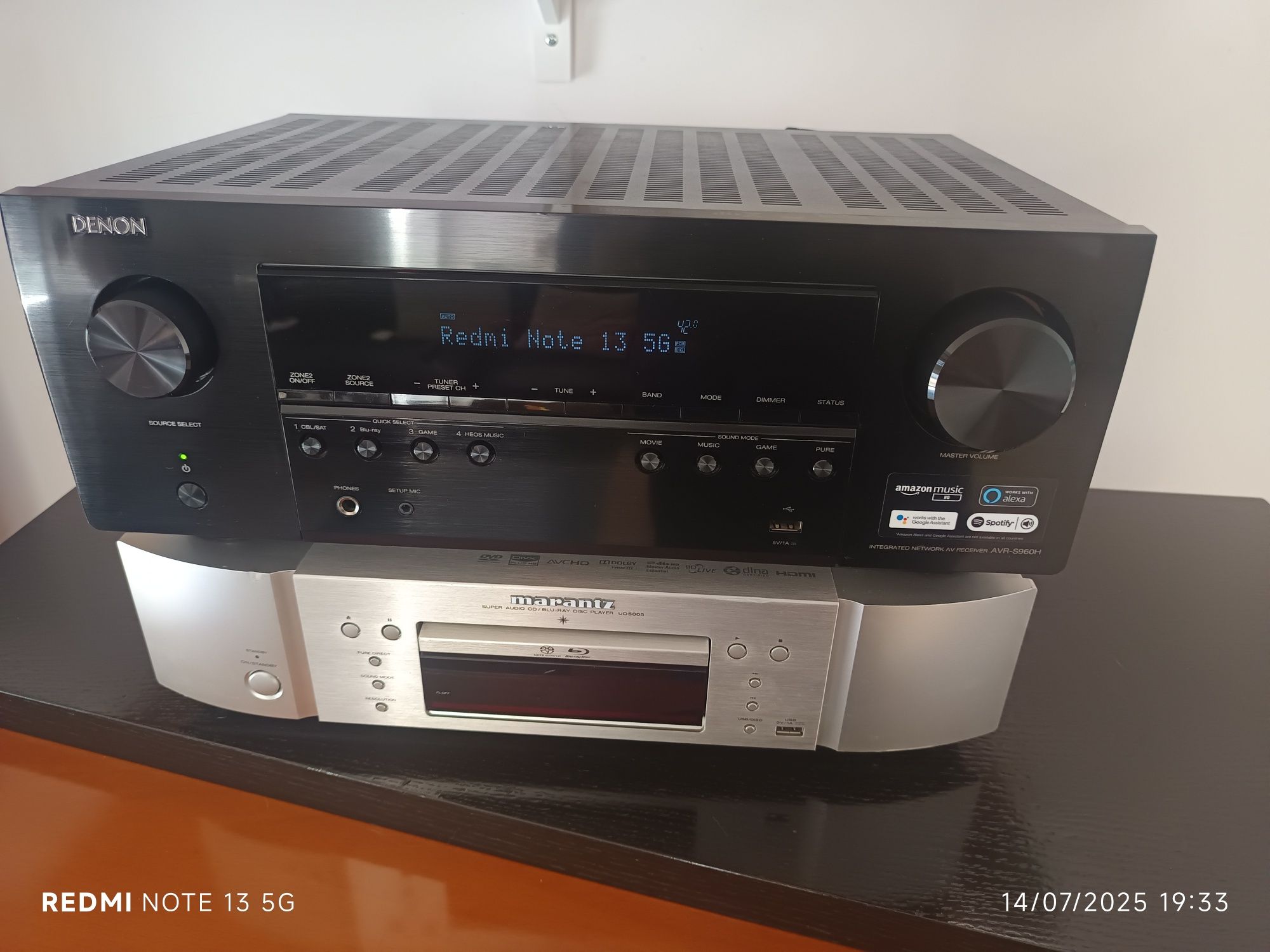 Amplificador av Denon AVR S 960h