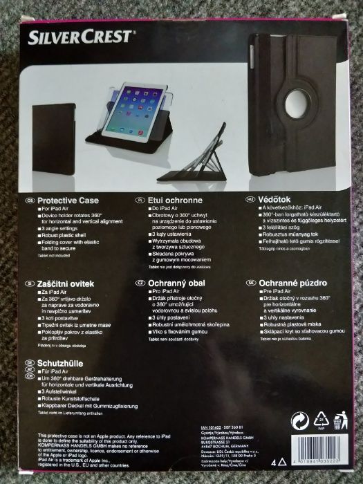 etui ochronne dla IPAD AIR - SilverCrest czarne