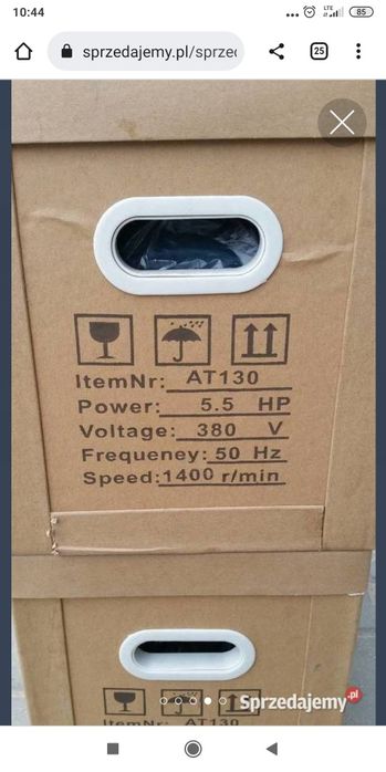 Silnik 4kW 2800 obr. 380v 400v trzyfazowy trójfazowy Nowy Ostrowiec Św