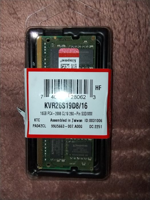 16gb ddr4 для ноутбука