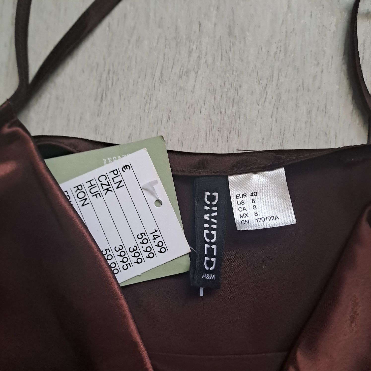 Tunika koszulka marki h&m