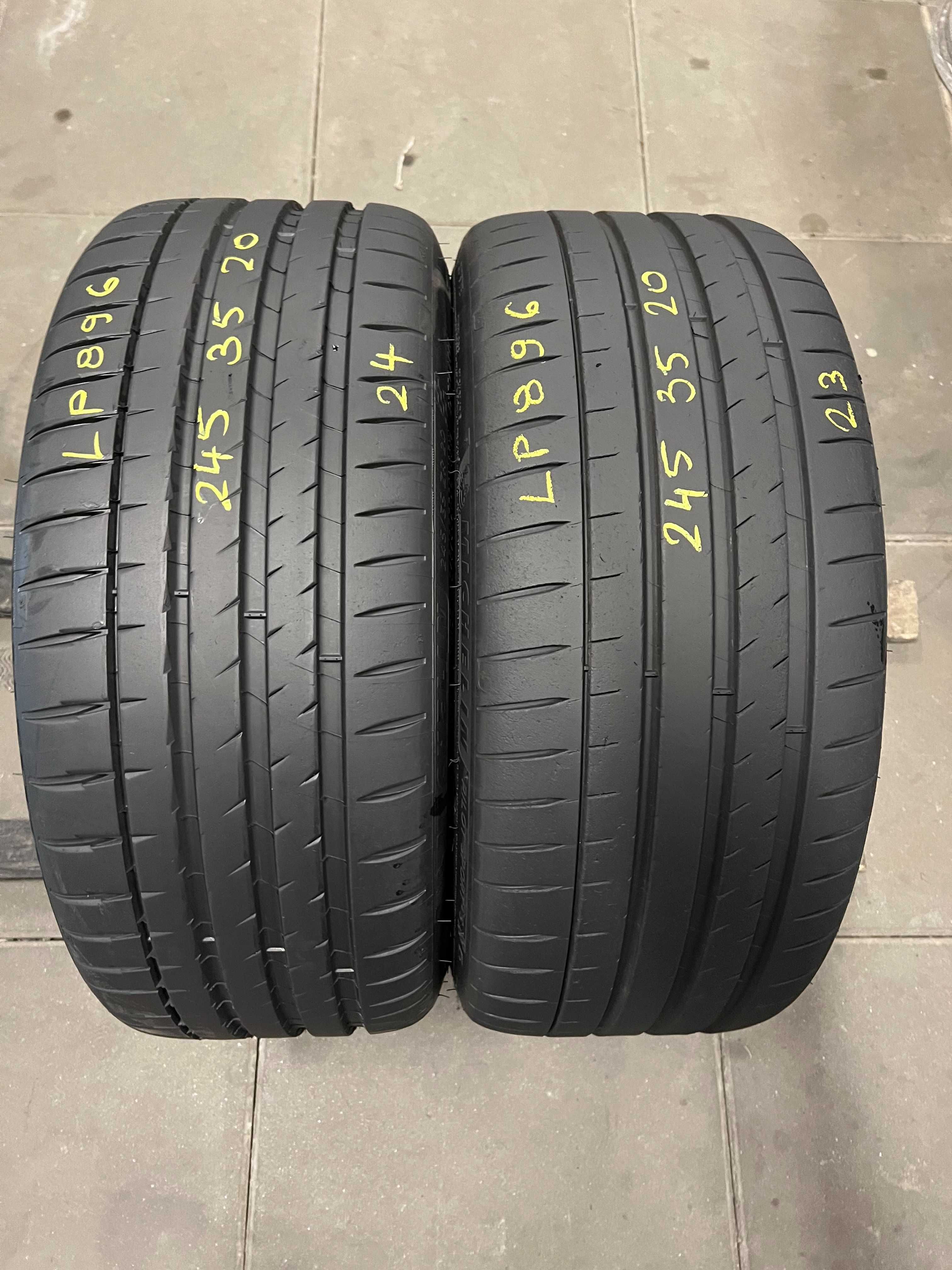 Opony letnie 245/35/R20 Michelin Pilot Sport 4S / 2024r - 2 sztuki
