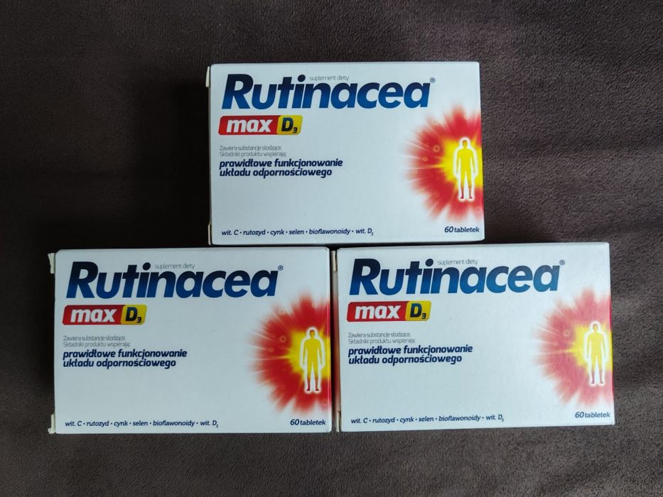 Rutinacea Max D3 60 tabl- 3 opakowania