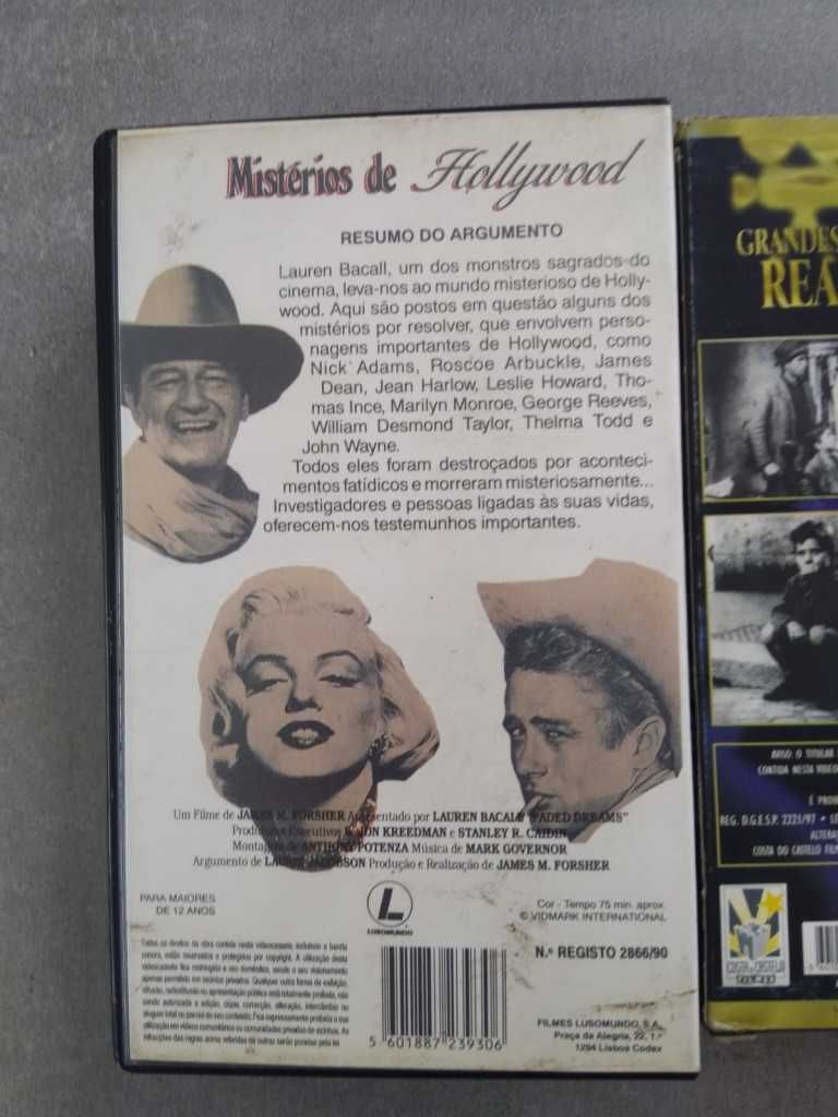 Conjunto Três Filmes Clássicos, em Cassetes VHS