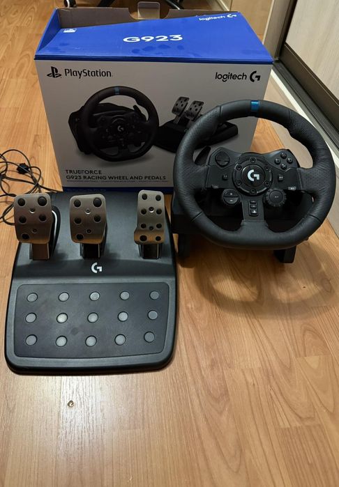 Игровий руль Logitech g923 Play Station 3/4/5/PC (тести/відео)