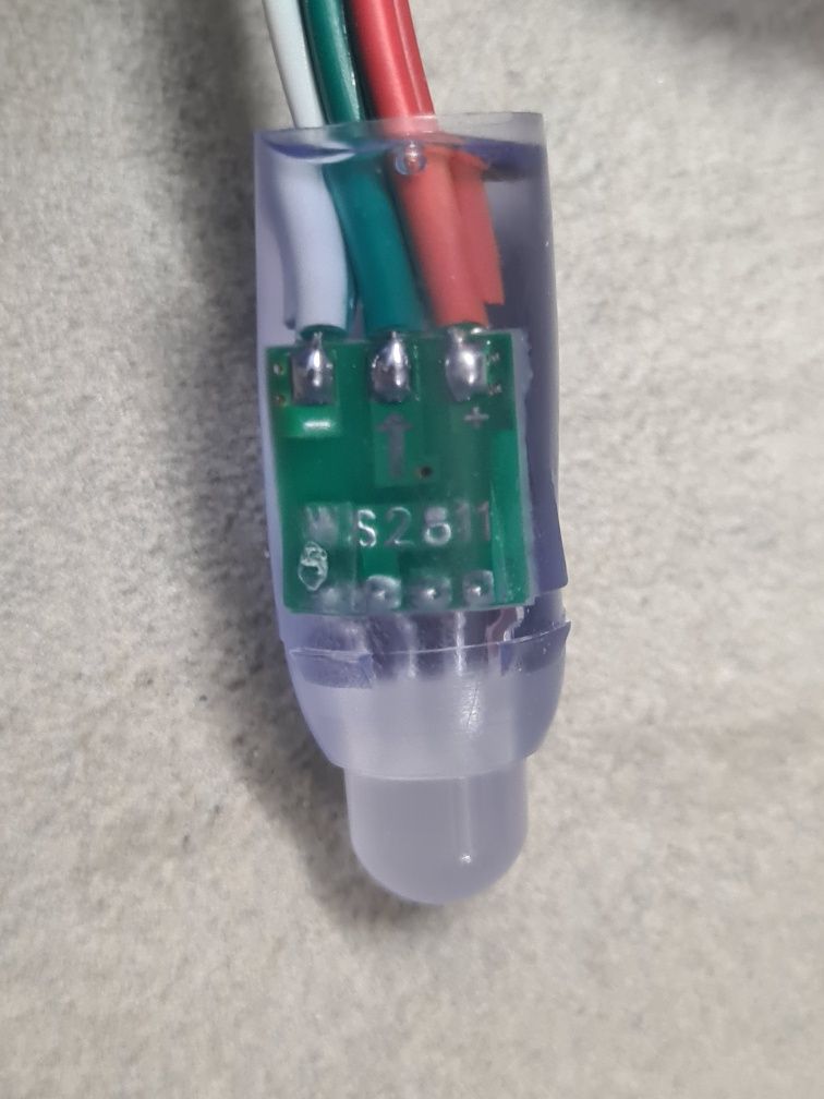 WS2811 5v diody adresowane indywidualnie LED pikselowe string