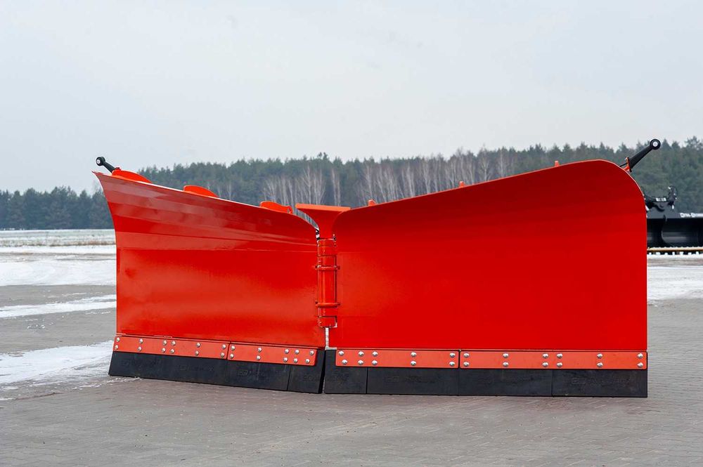 Pług składany lekki do śniegu strzałka Tuz 1,5m 1,8m 2m 2,2m