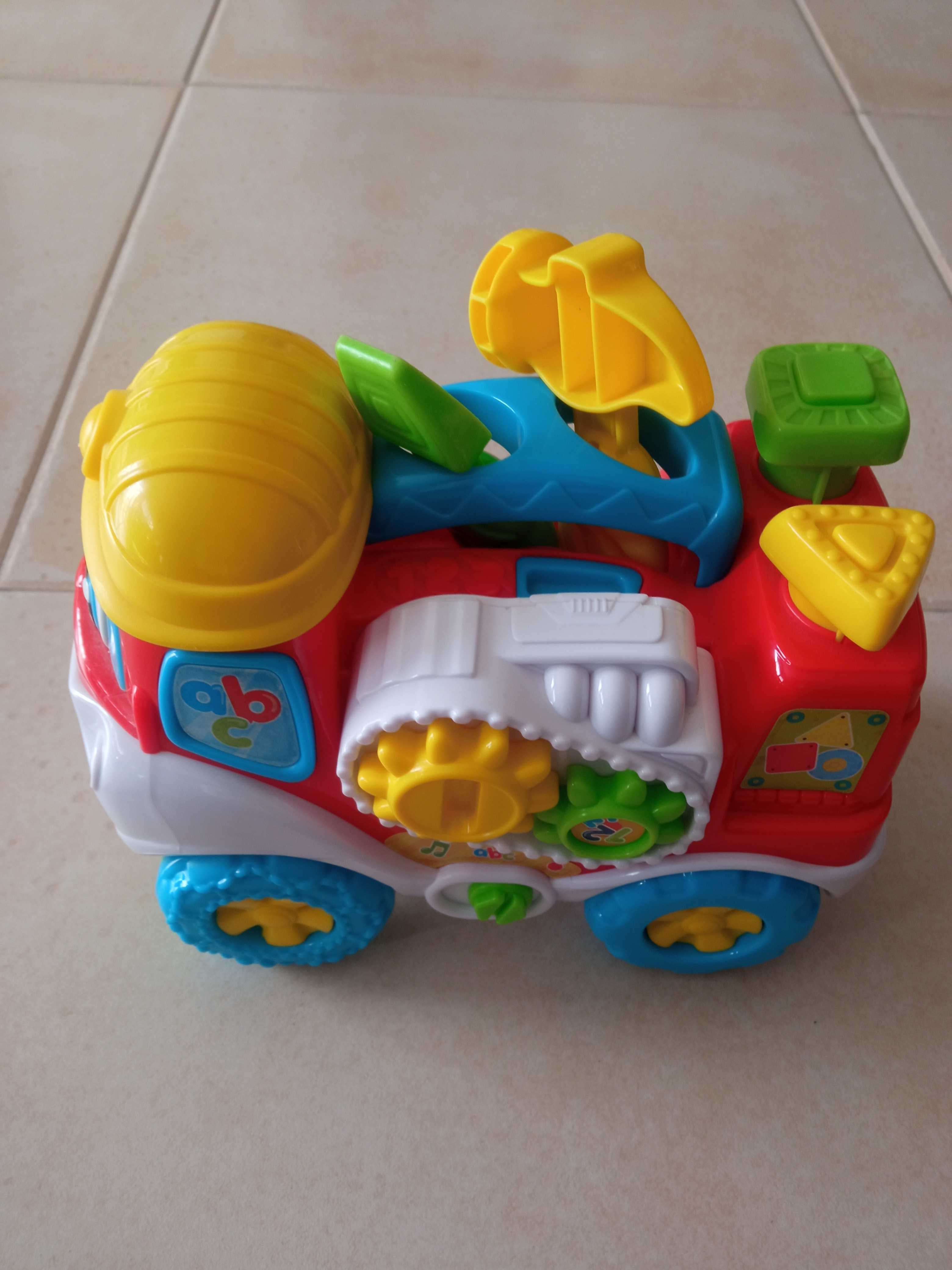 Camião com ferramentas e música