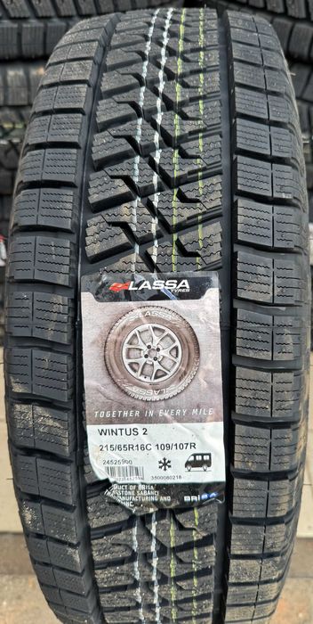 Посилена зимова шина Lassa WINTUS 2. 225/75R16C 121/120R - 2025 року