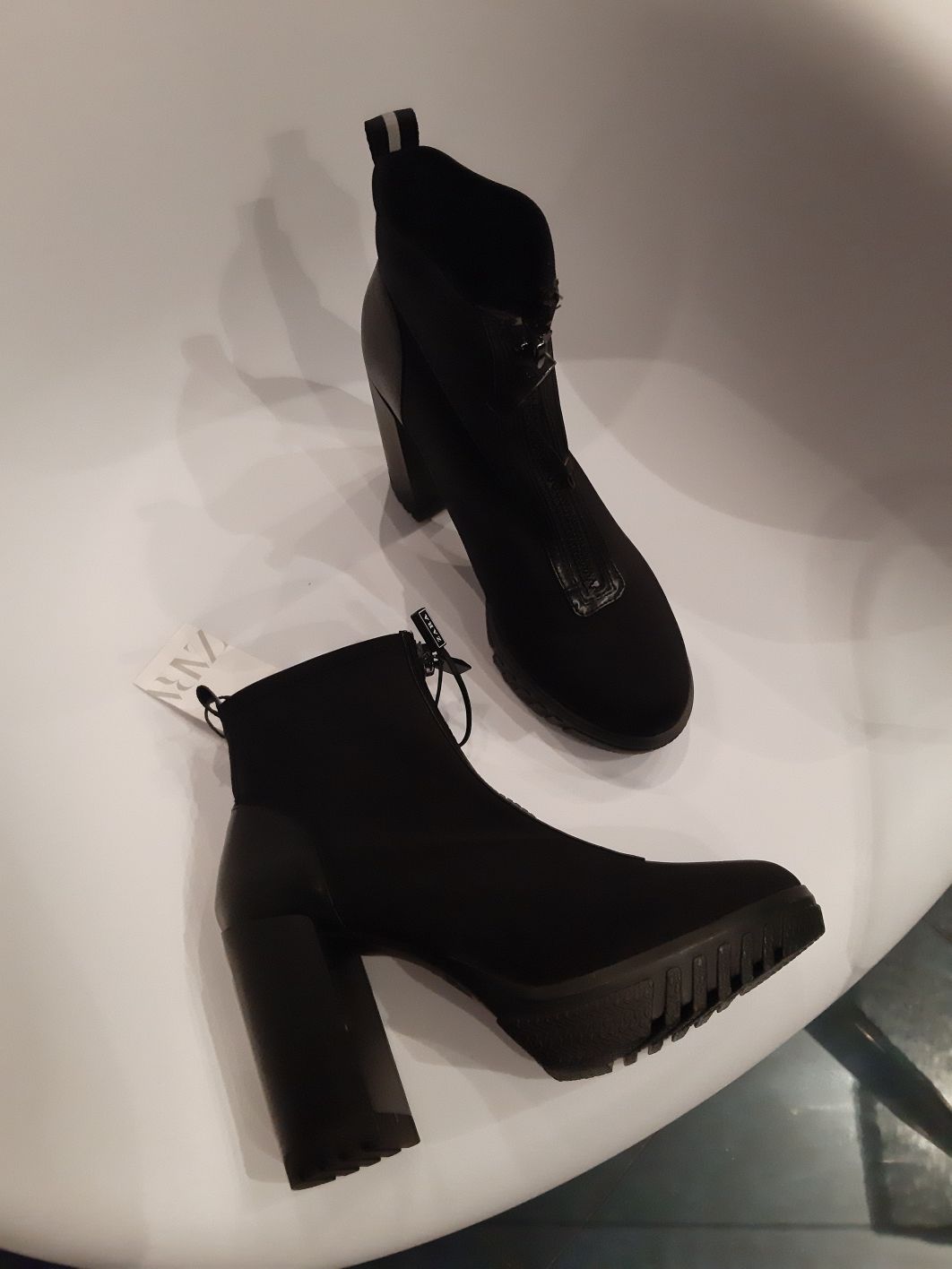 Buty kozaki zara półbuty czółenka 39 zara women ekspres tkanina