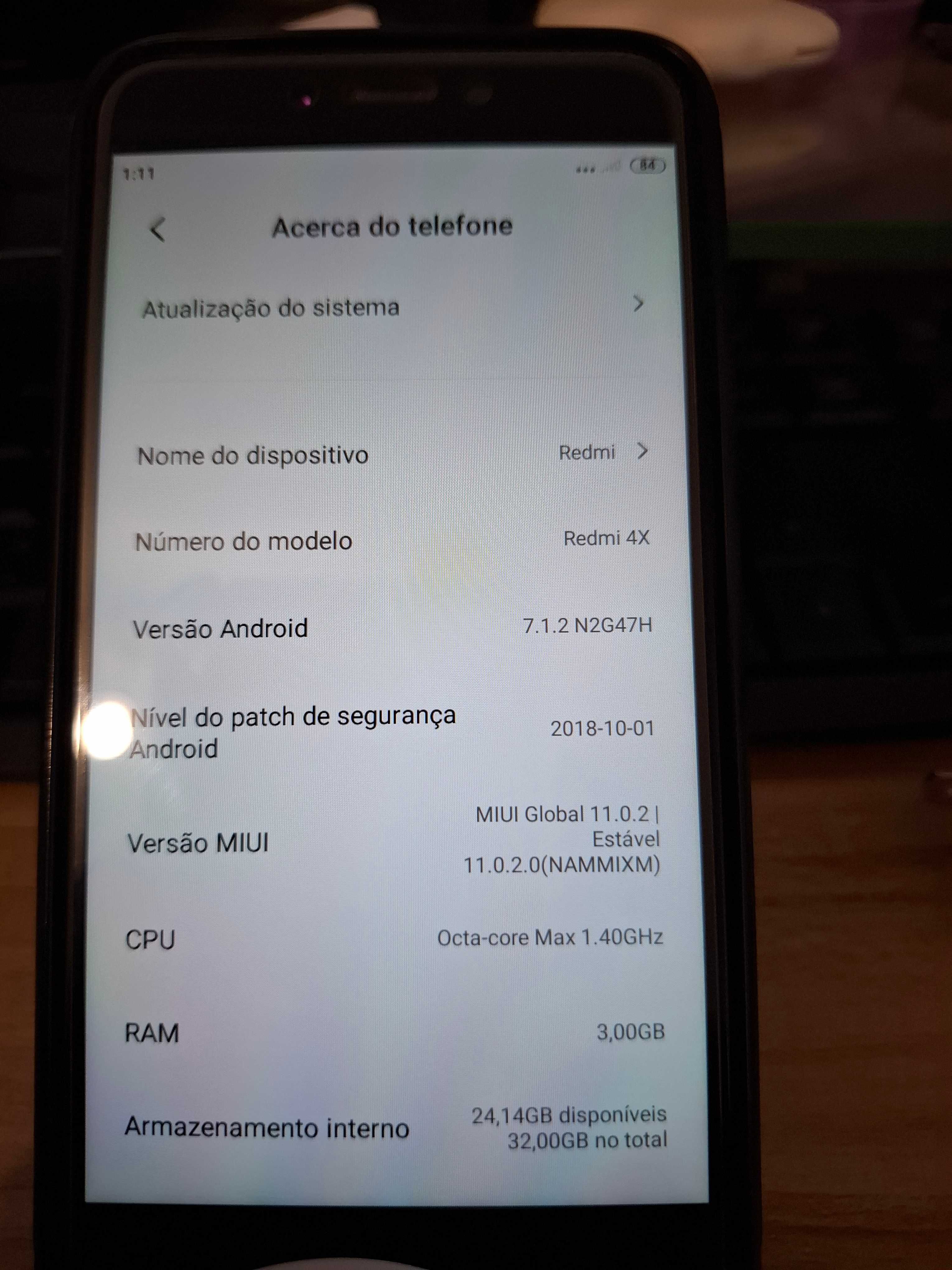 telemóvel Xiaomi Redmi 4x