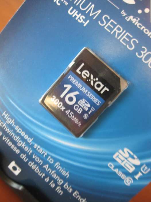 Cartão Memória Lexar ® SDHC 16GB Platinum II UHS-I 300x Classe 10-NOVO
