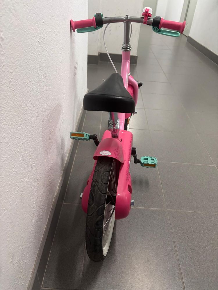BICICLETA 14 polegadas 500 Unicórnio B'TWIN 3-5 anos