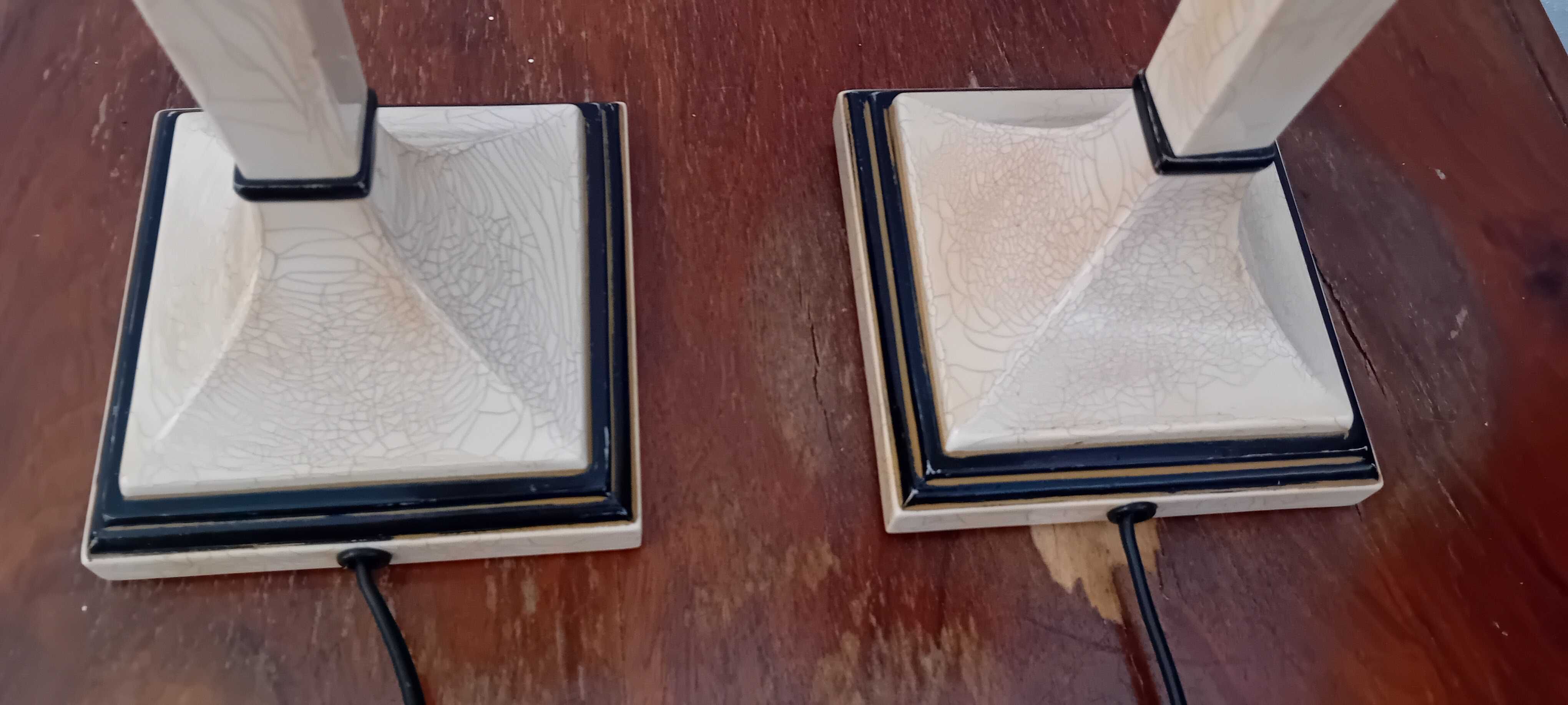 Dois Candeeiros de mesa Vintage