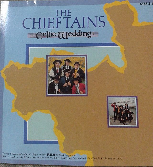 CD Celtic Wedding. The Chieftains. RCA. Irish Music. Inclui portes