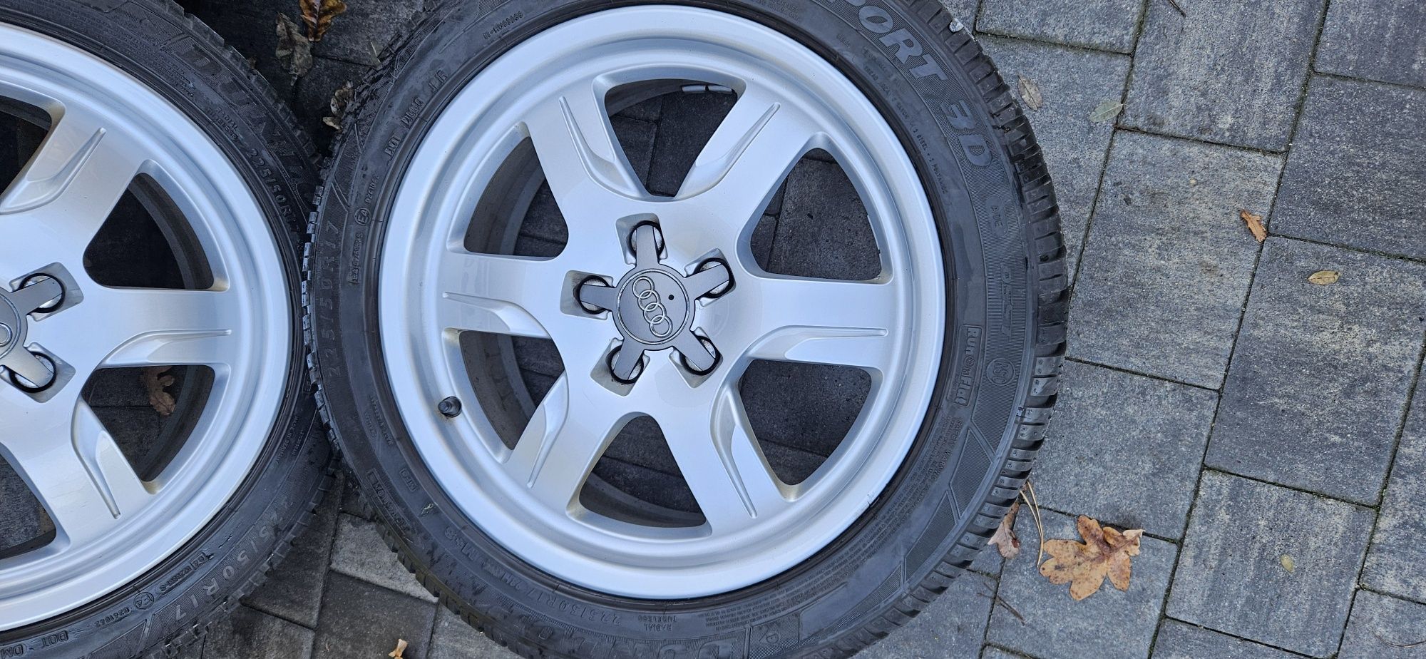 Alufelgi koła zimowe audi A5 8T0 7,5x17 5x112 et 28 225/50r17 dunlop
