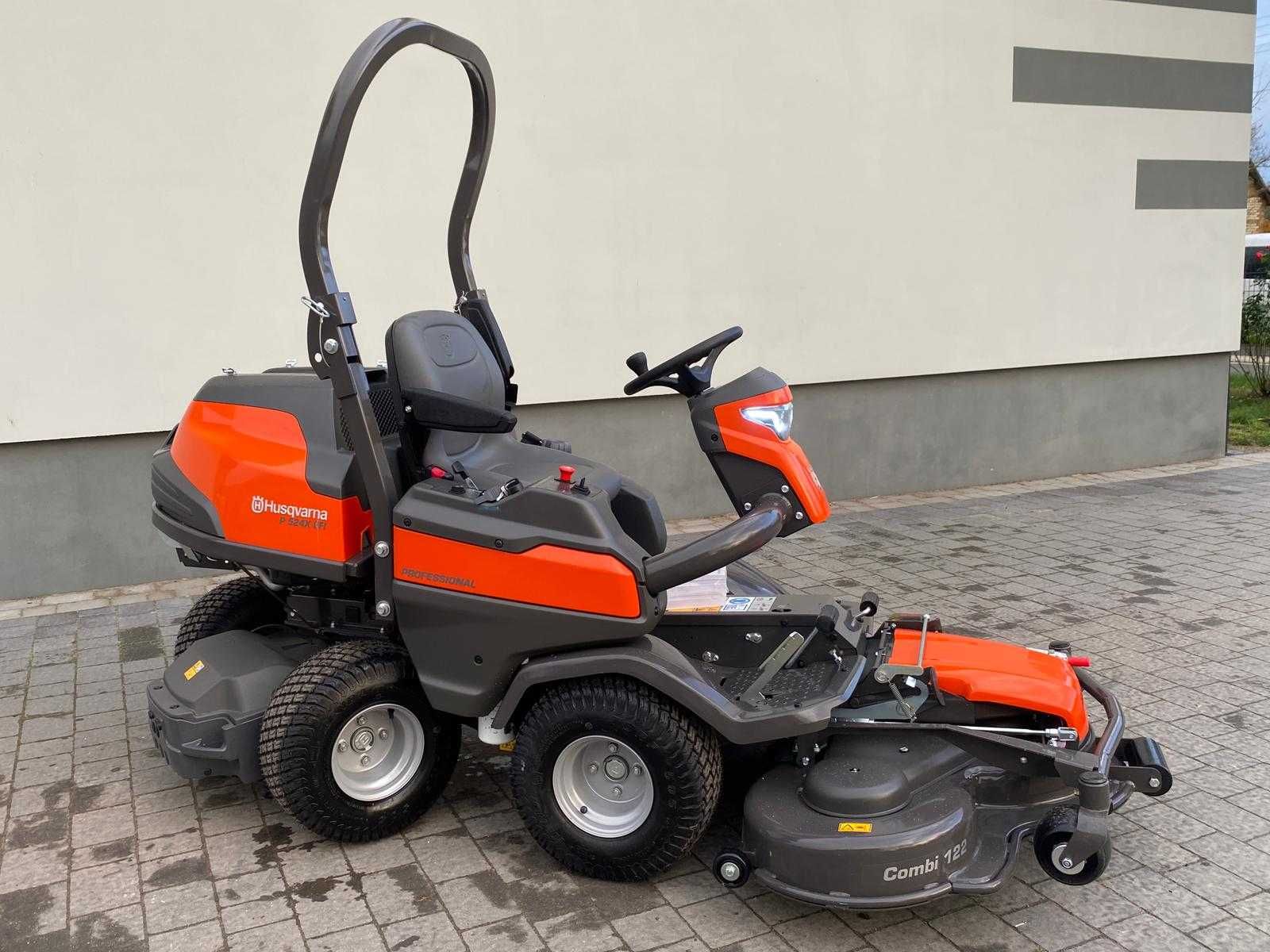 NOWY Rider traktorek kosiarka Husqvarna P 524X EFI z kosiskiem 137cm