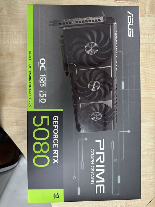 Видеокарта GF RTX 5080 16GB GDDR7 Prime OC Asus (PRIME-RTX5080-O16G)