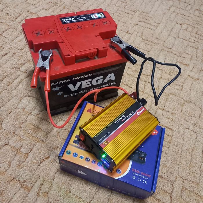 інвертор 500W 12V-220V инвертор