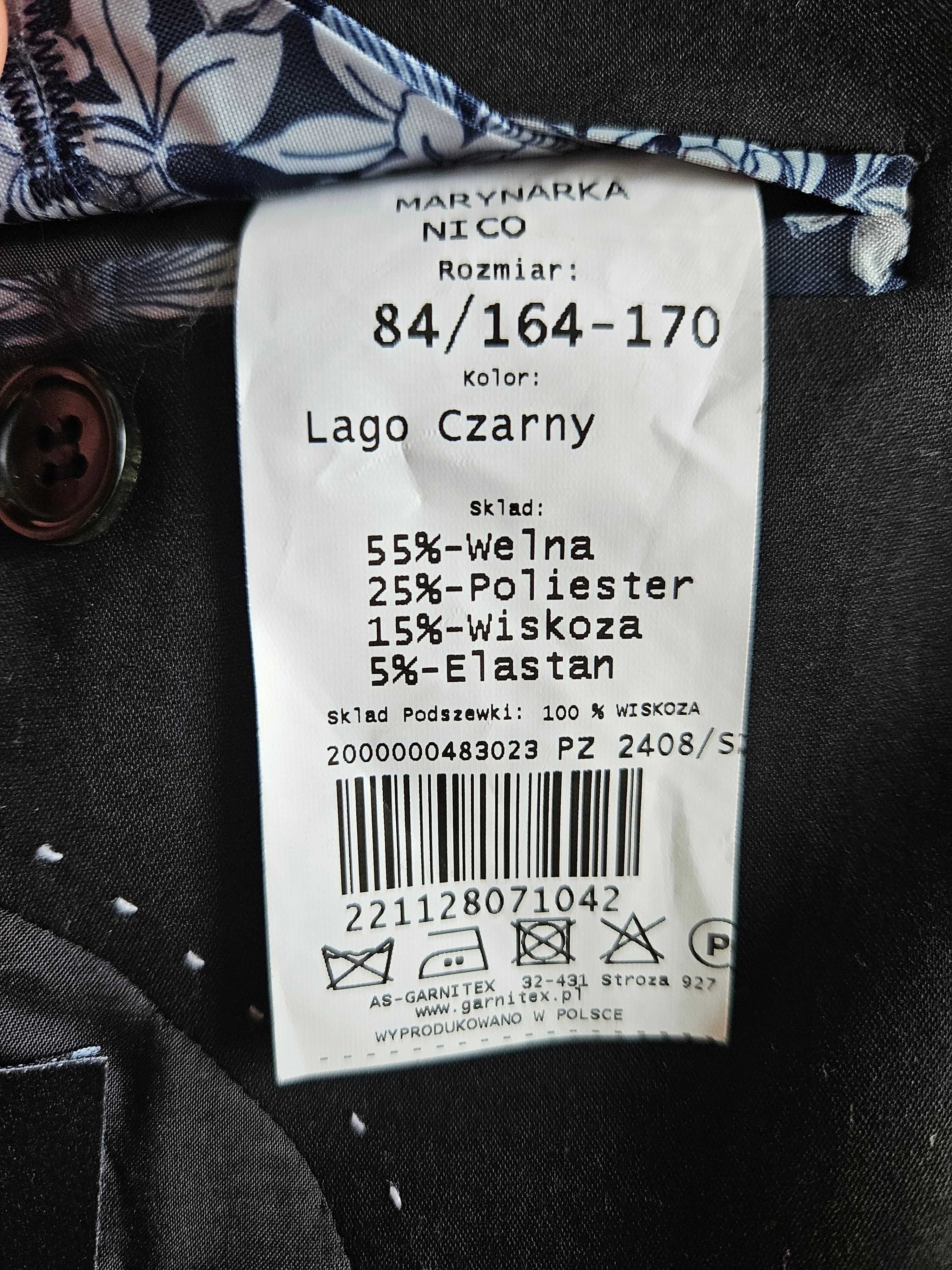 Marynarka chłopięca Nico Lago czarna 84/164-170 cm