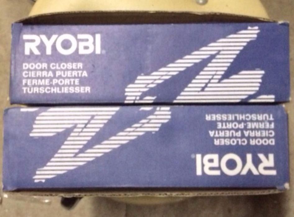 Доводчики дверные RYOBI и DORMA
