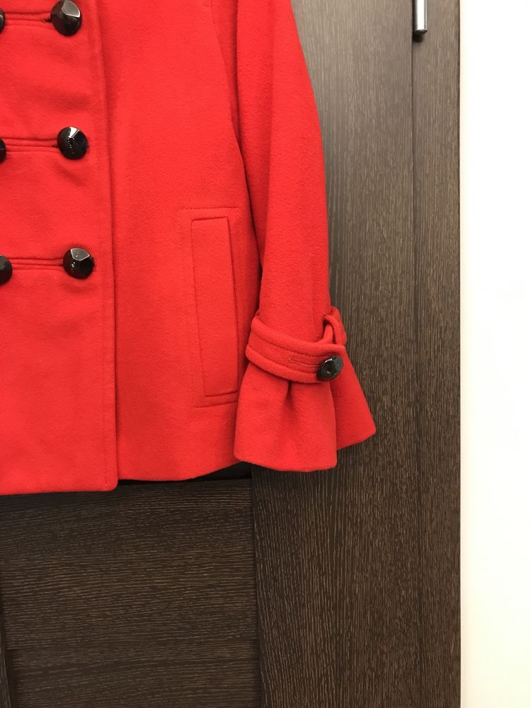 Krótki płaszcz kurtka Zara wełna