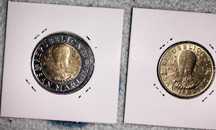 Moedas San Marino - 200 e 500 Liras - 1996
